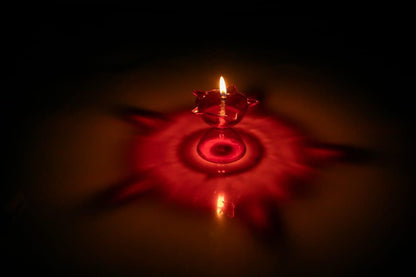 Shadow Colourful Diya