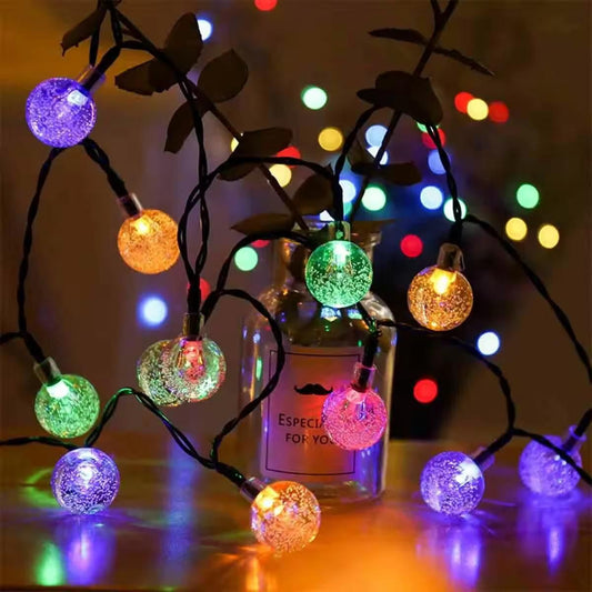 Crystal Bubble Ball String Fairy Lights